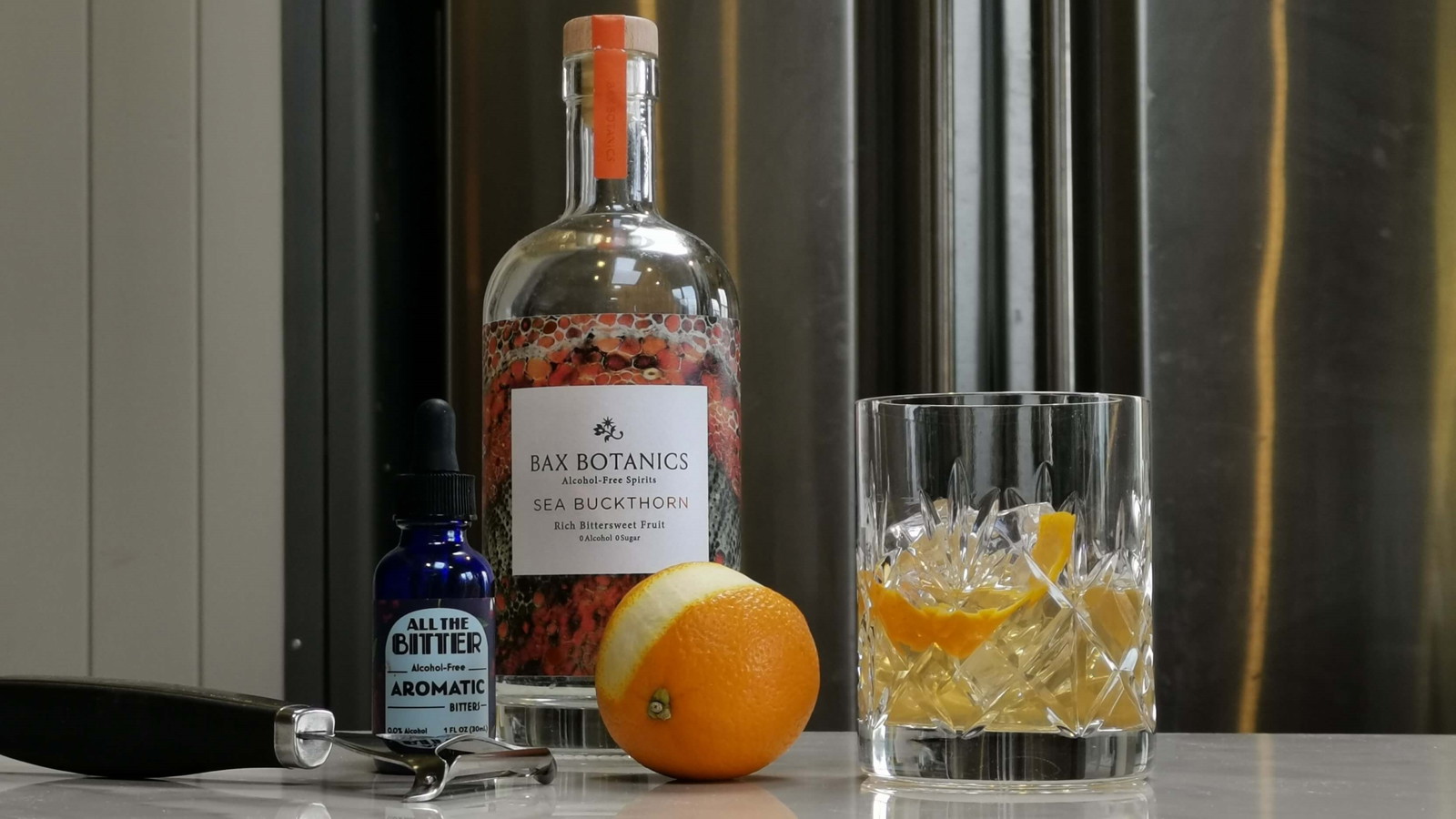 Image of Sea Buckthorn Old Fashioned (Non-Alcoholic)